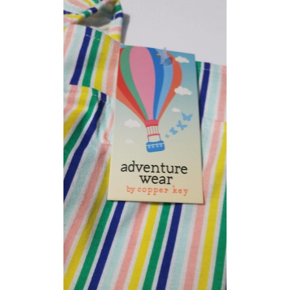 adventure wear by Copper Key baby girl colorful stripes dress size 4T NWT - Picture 4 of 7